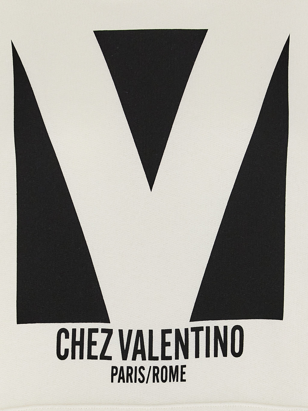 Valentino Garavani White Cotton Sweatshirt