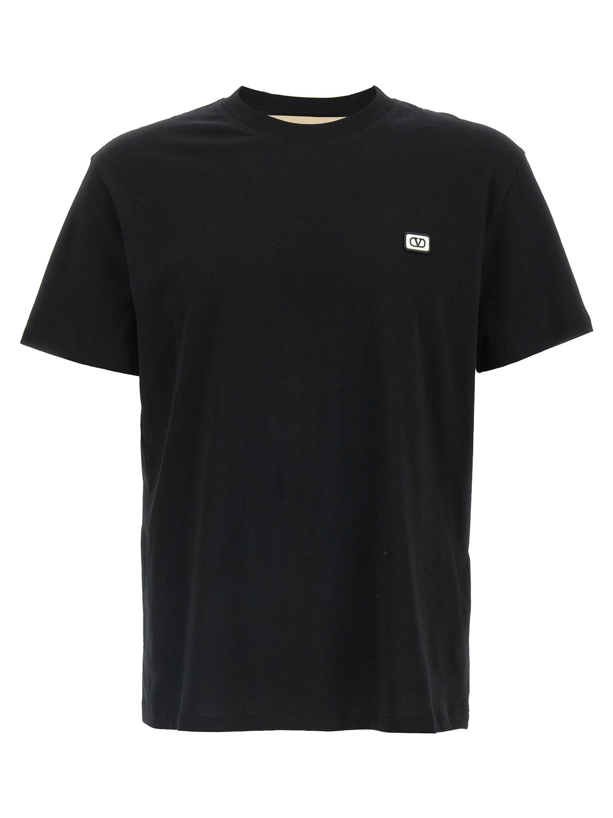 Valentino Garavani Black Cotton T-Shirt