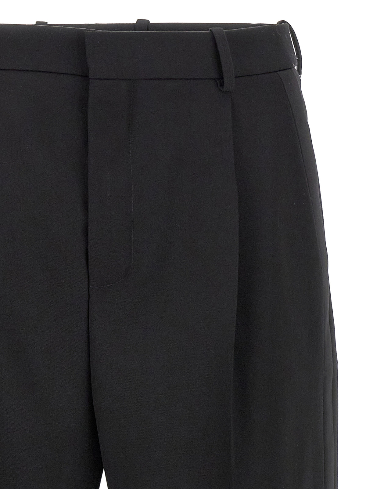 Saint Laurent Black Wool Dress Pants