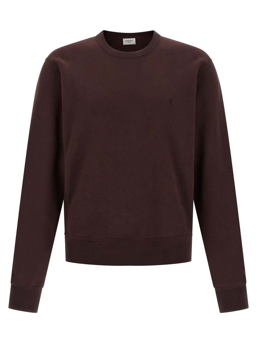 Saint Laurent Bordeaux Cotton Sweatshirt