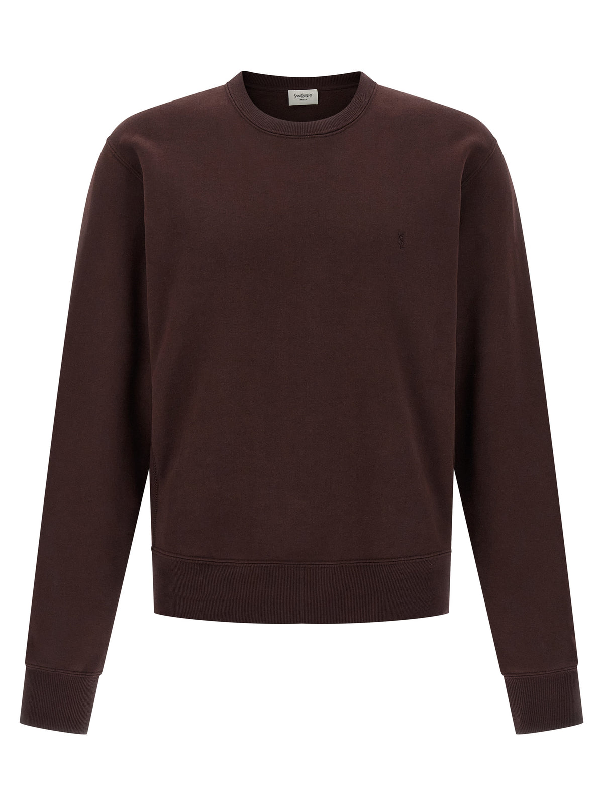 Saint Laurent Bordeaux Cotton Sweatshirt