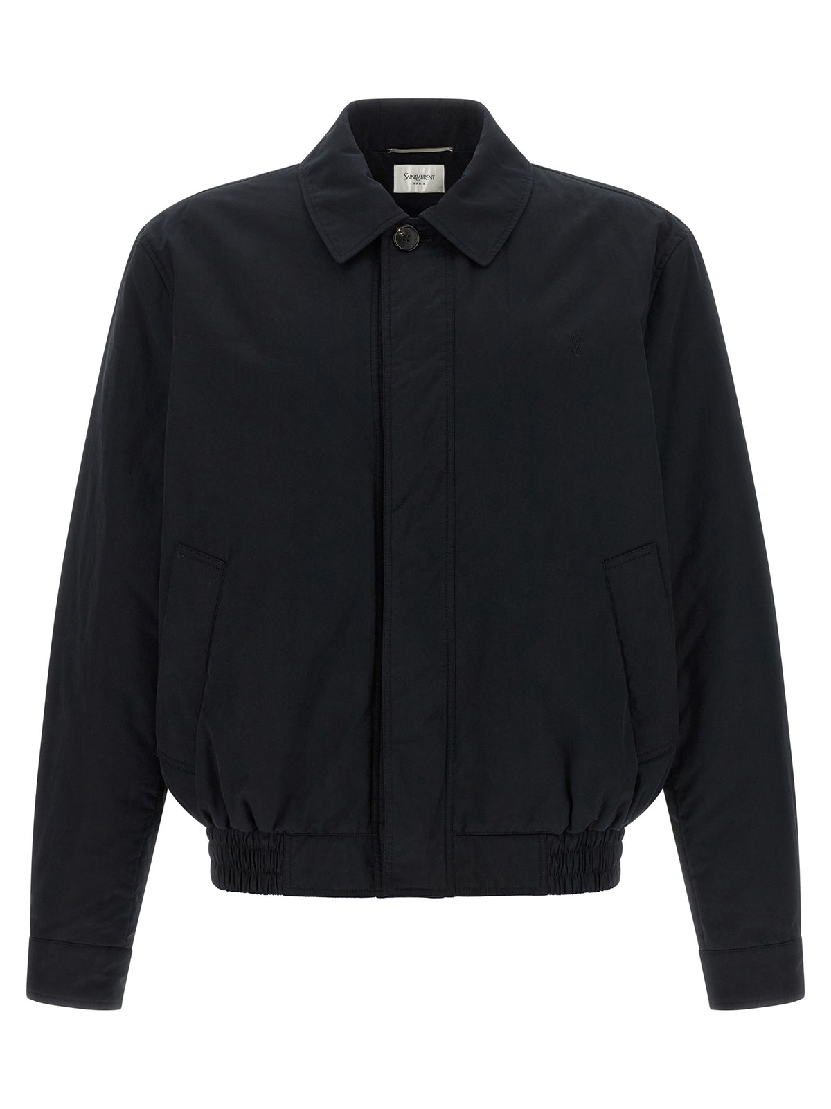 Saint Laurent Black Cotton Shell Jacket