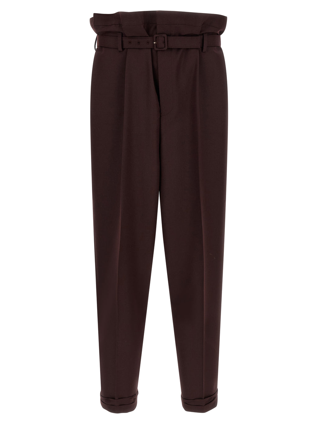 Saint Laurent Purple Wool Casual Pants