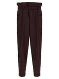 Saint Laurent Purple Wool Casual Pants