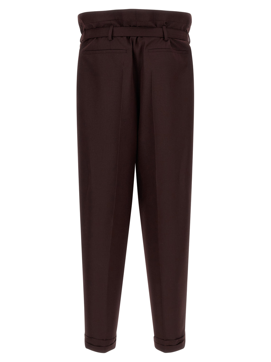 Saint Laurent Purple Wool Casual Pants