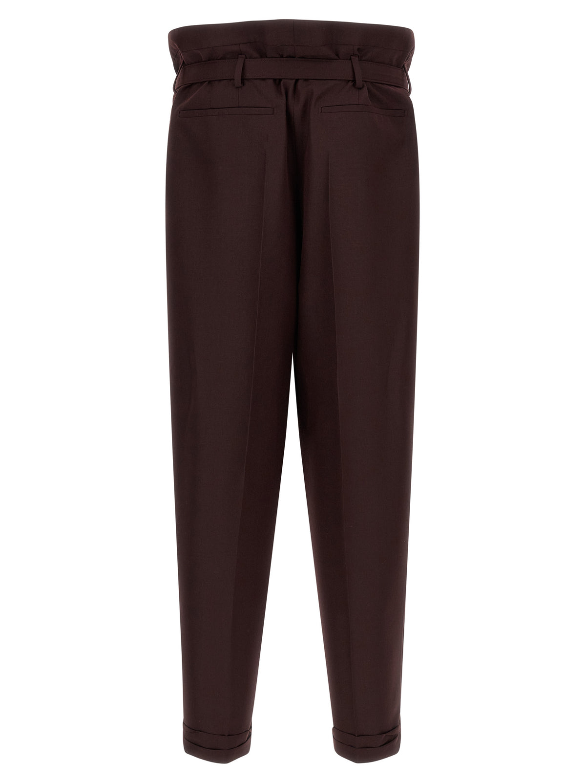 Saint Laurent Purple Wool Casual Pants
