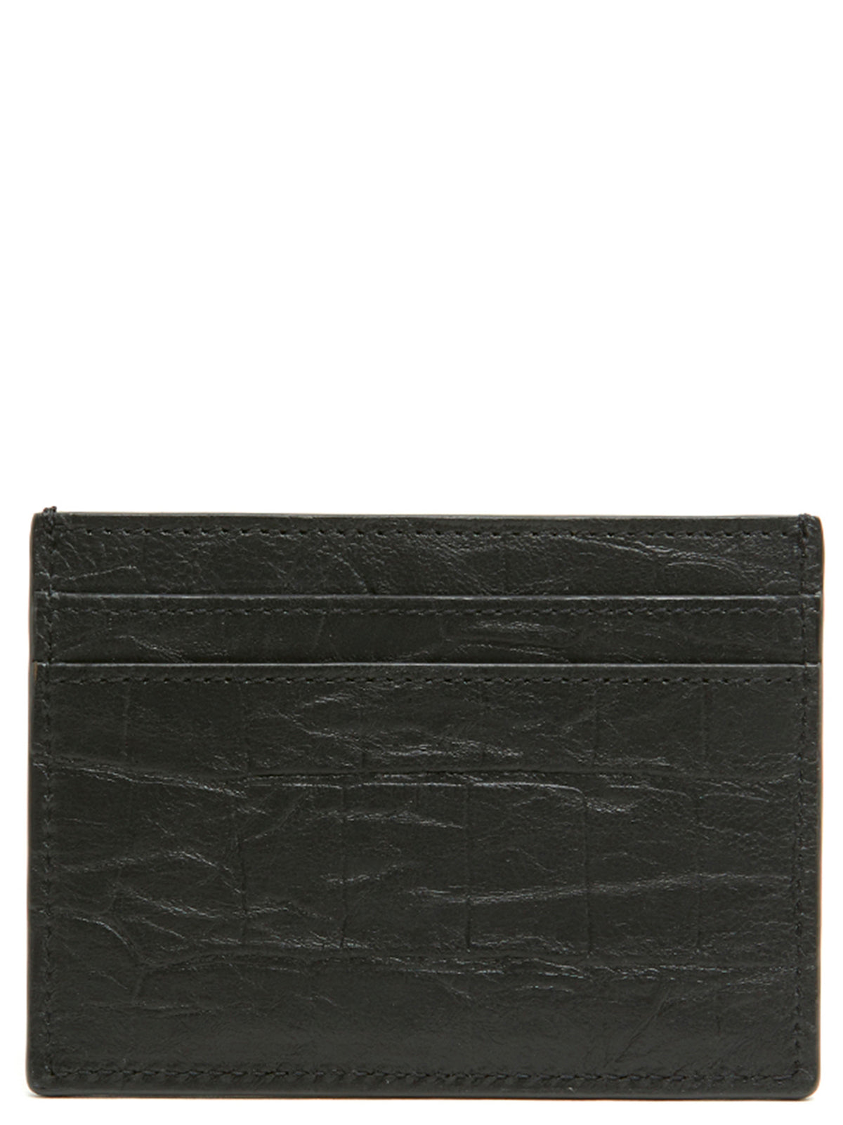 Saint Laurent Black Lambskin Cardholder
