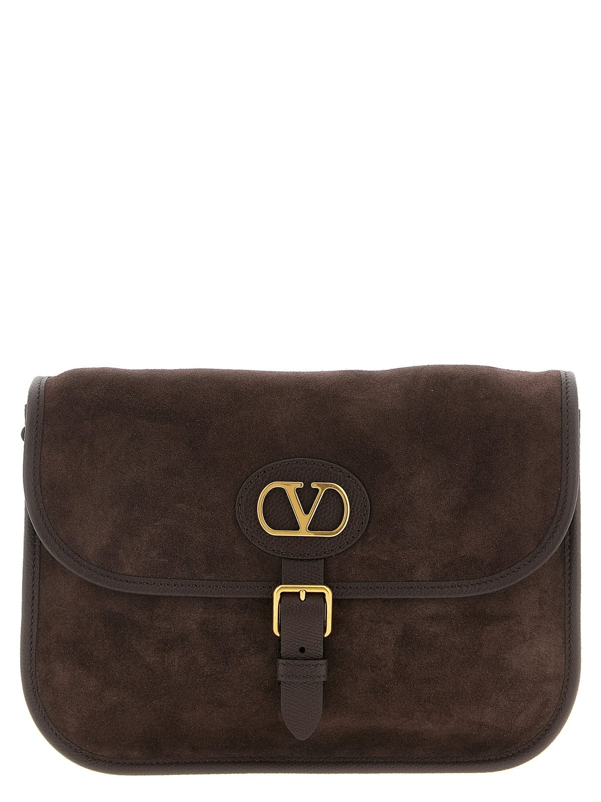 Valentino Garavani Brown Cowhide Crossbody Bag