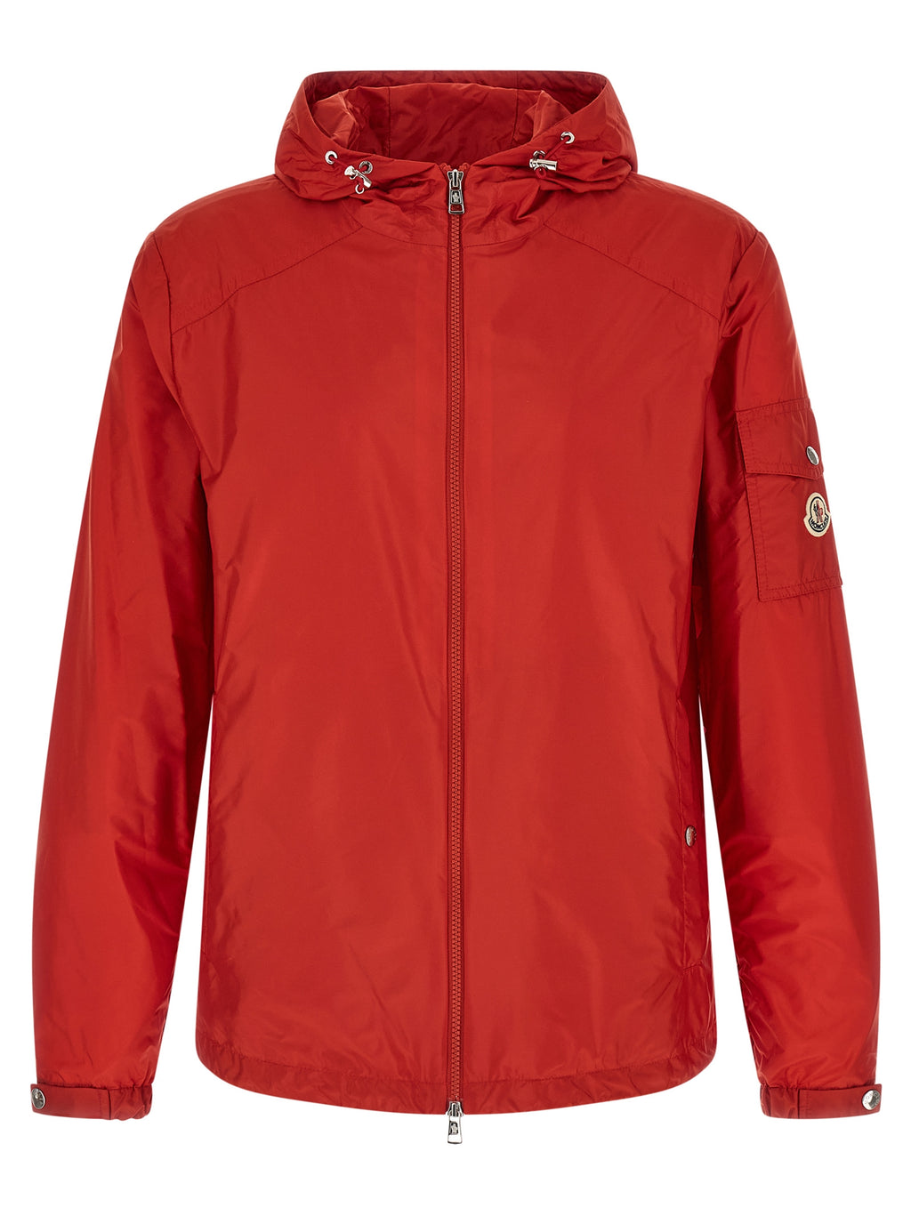 Moncler Red Polyamide Shell Jacket