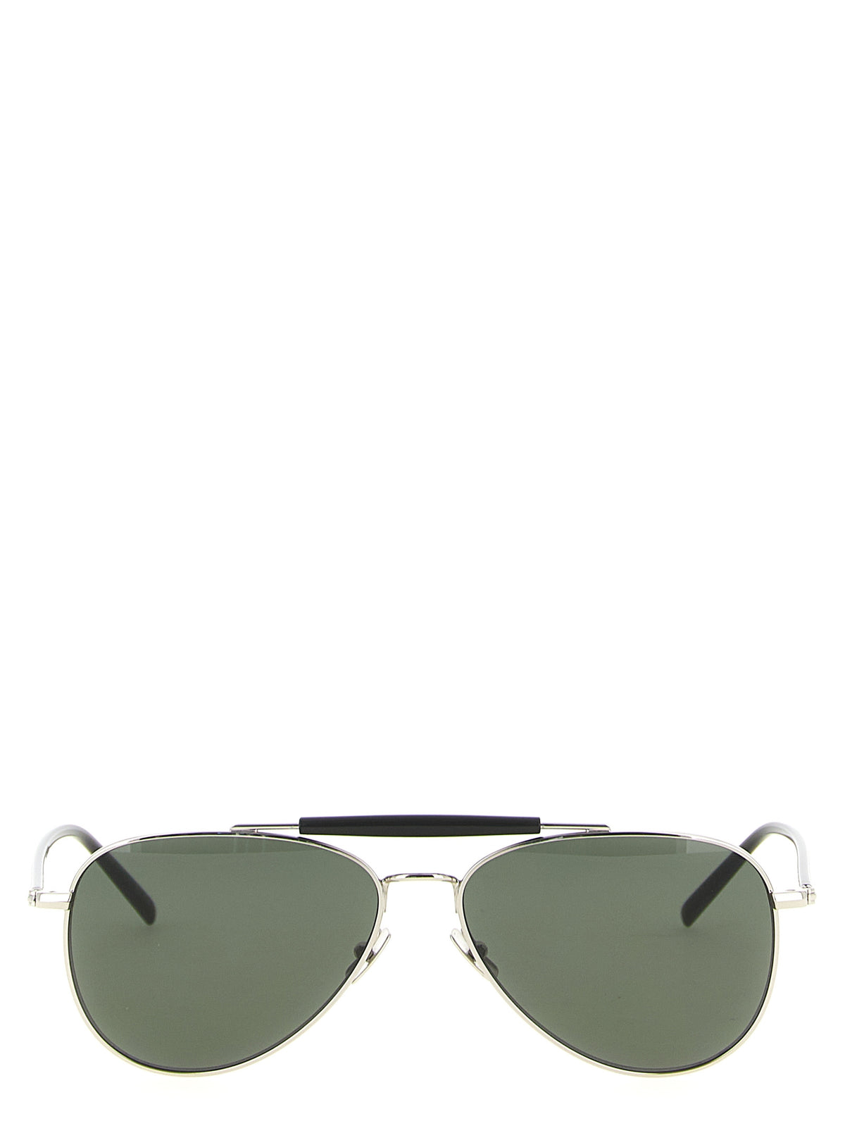 Saint Laurent Silver Acetate Sunglasses