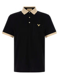 Valentino Garavani Bicolor Cotton Polo Shirt