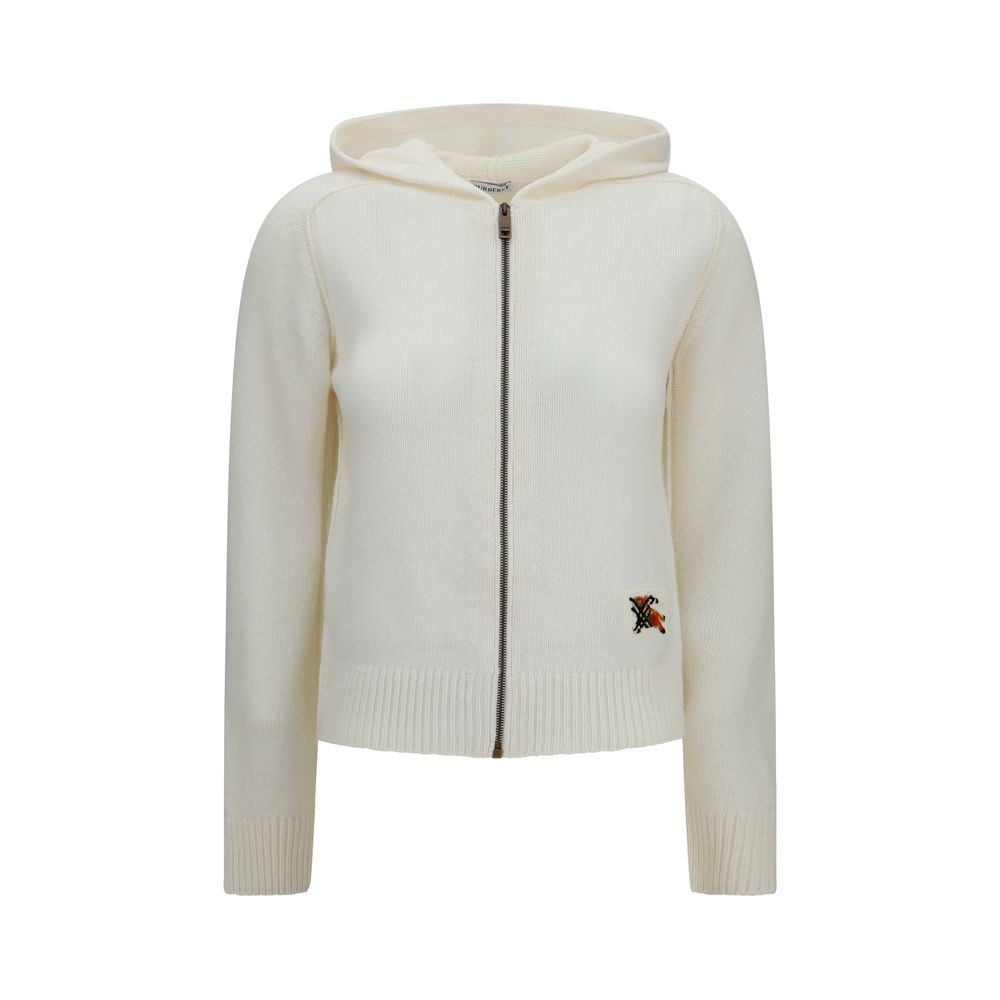 Burberry Beige Wool Oves Aries Hoodie