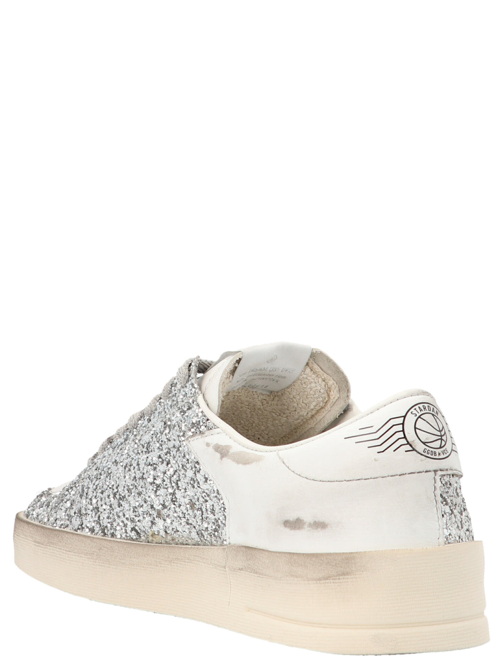 Golden Goose Silver Polyester Low Top Sneakers