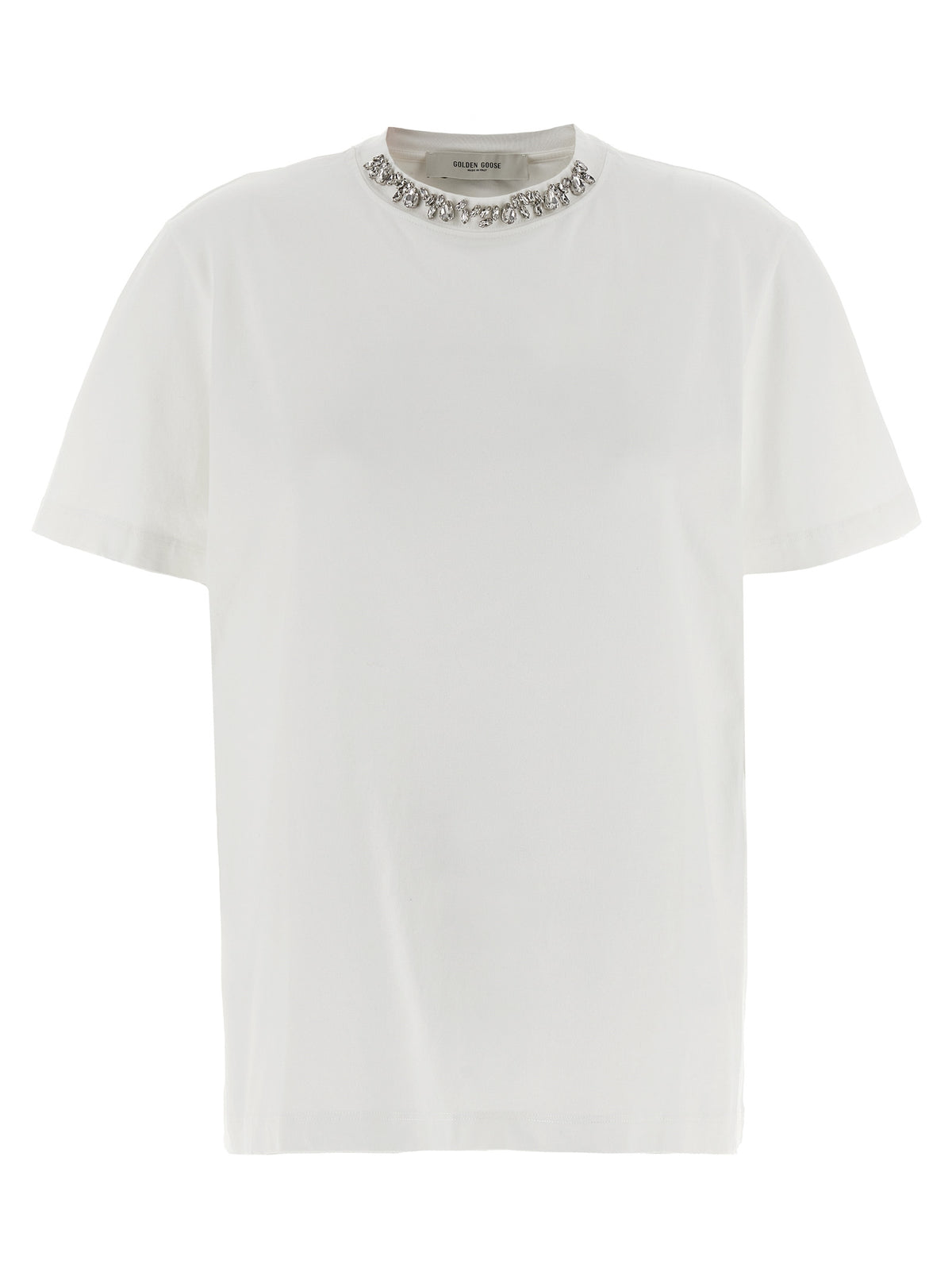 Golden Goose White Cotton T-Shirt