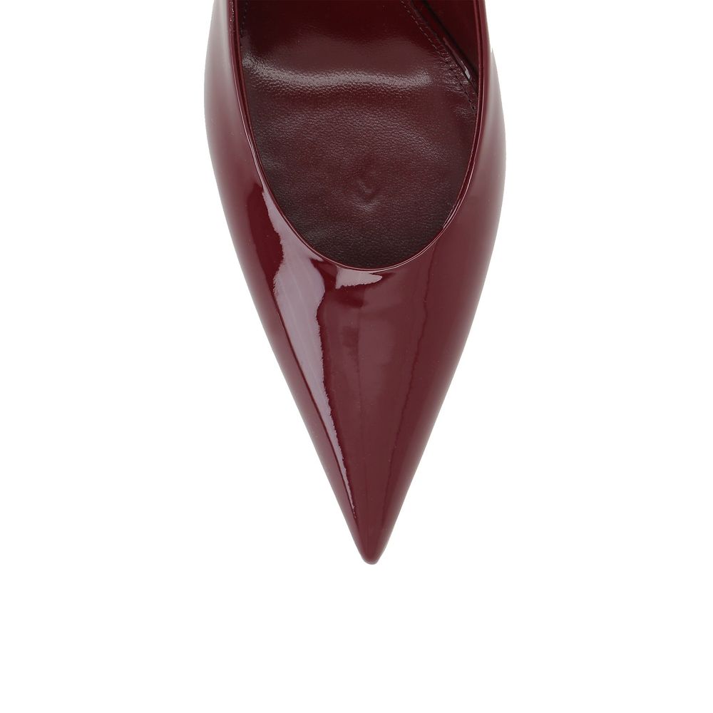Saint Laurent Red Calfskin High Heel Pumps