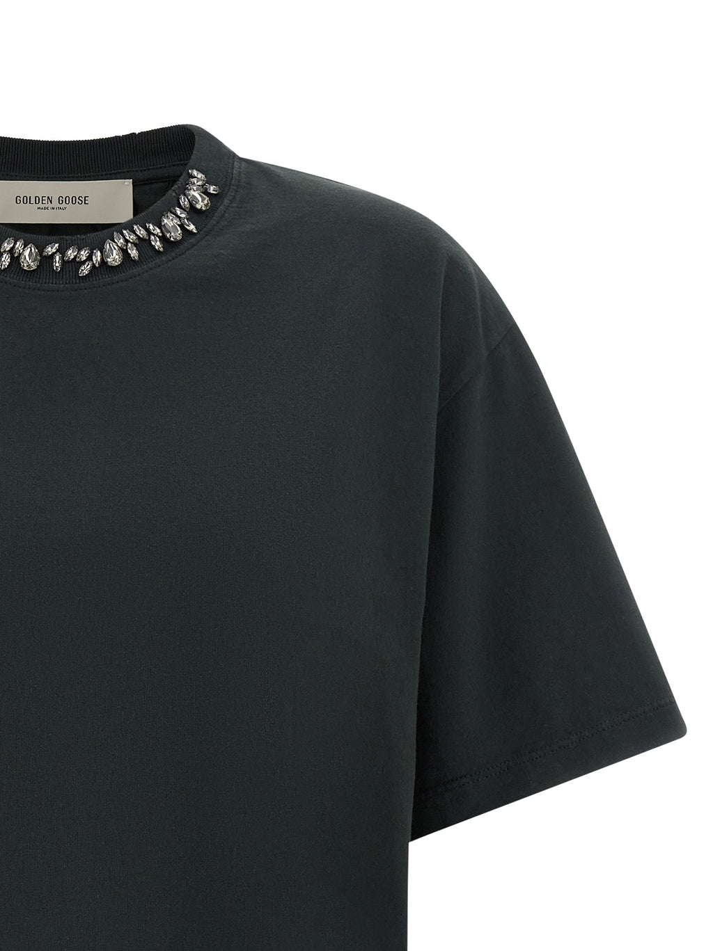 Golden Goose Black Cotton T-Shirt