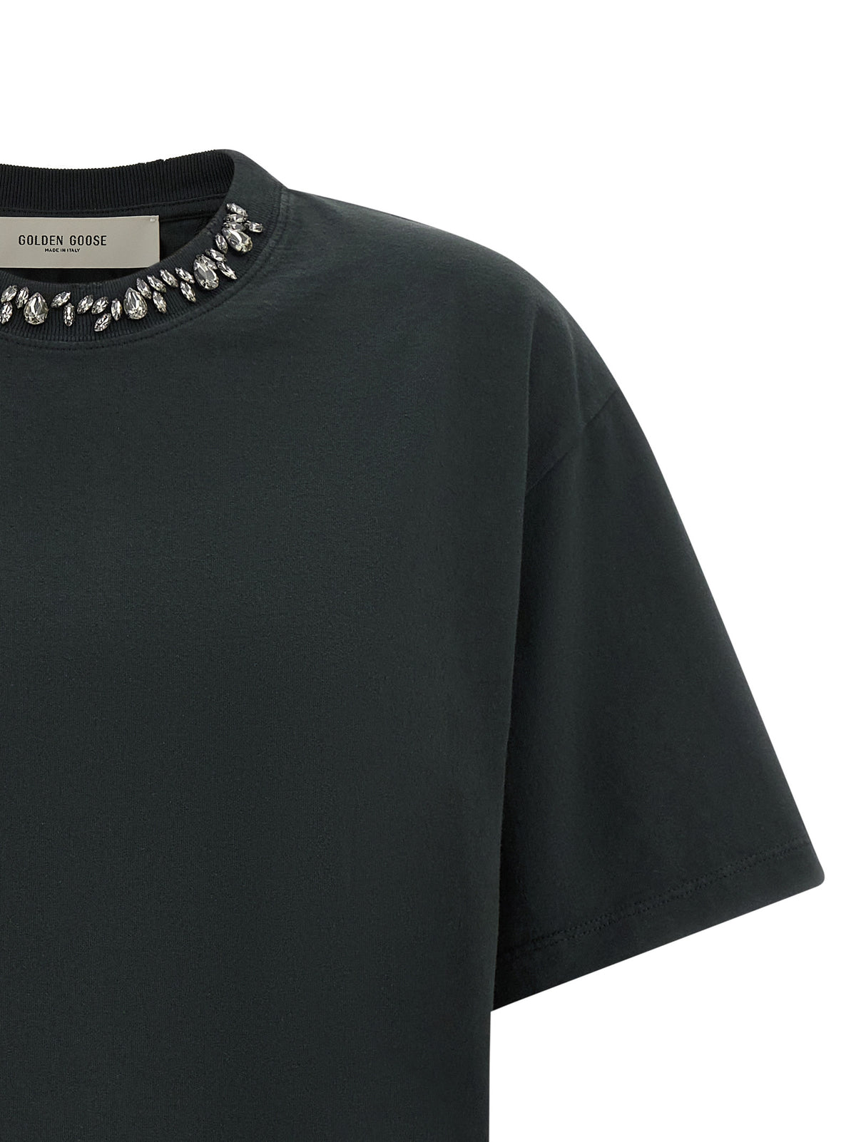 Golden Goose Black Cotton T-Shirt