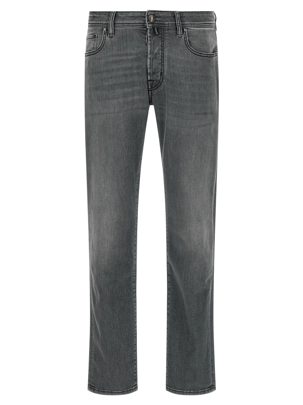 Jacob Cohen Gray Cotton Slim Fit Jeans