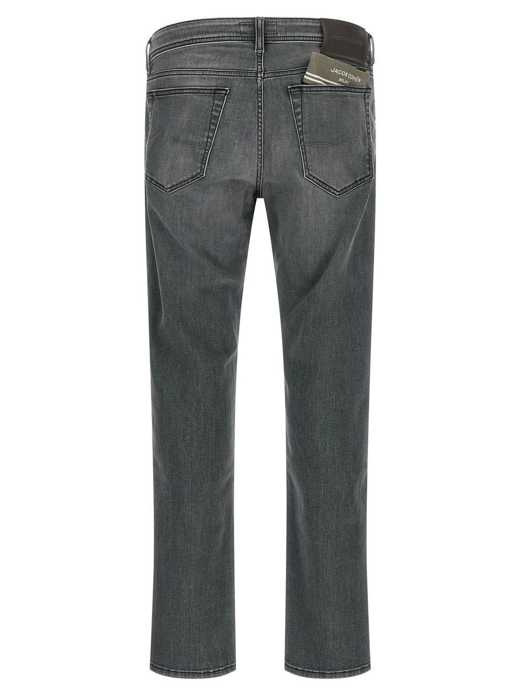 Jacob Cohen Gray Cotton Slim Fit Jeans