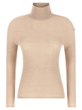 Moncler Beige Virgin Wool Cardigan