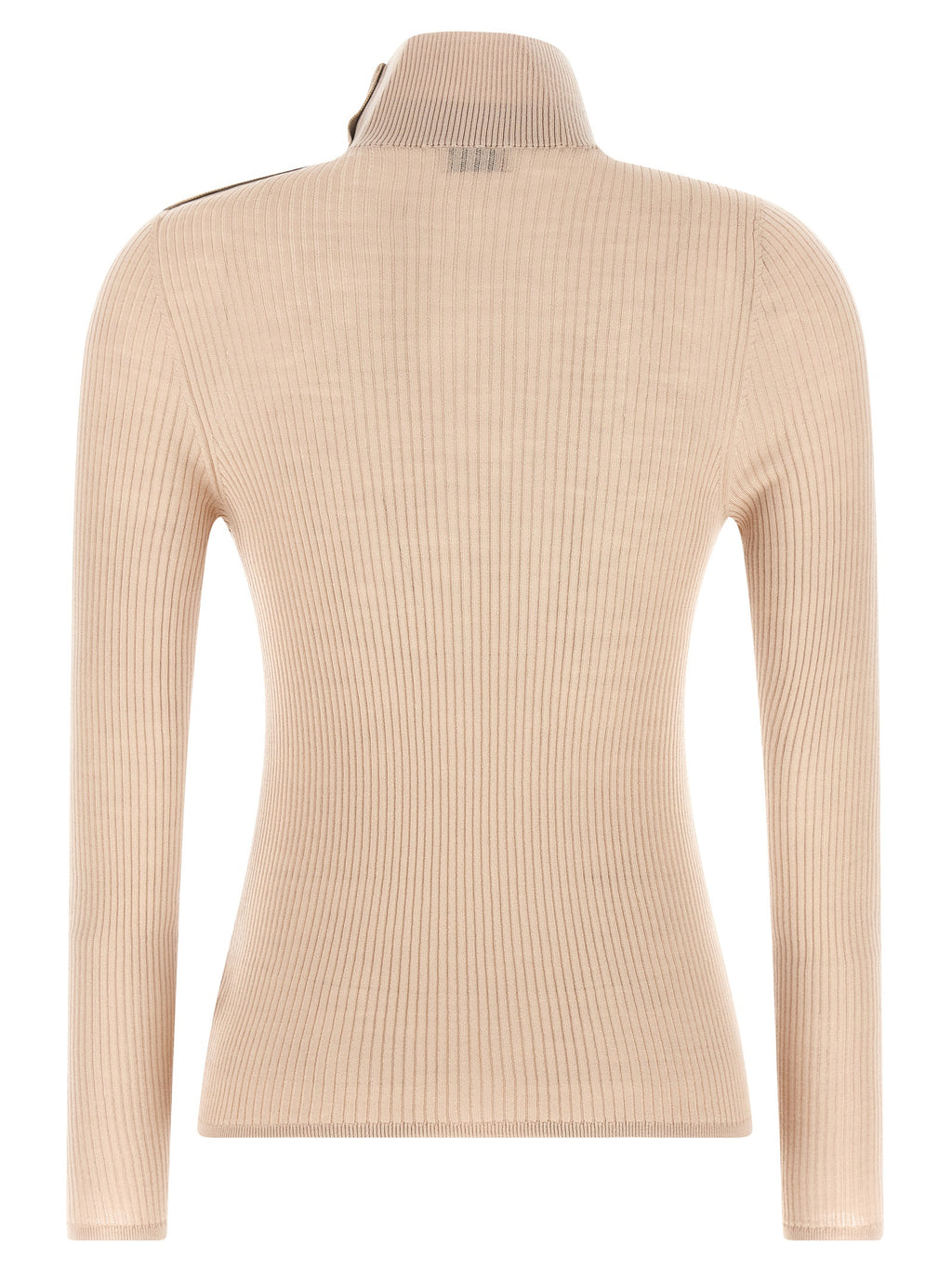 Moncler Beige Virgin Wool Cardigan