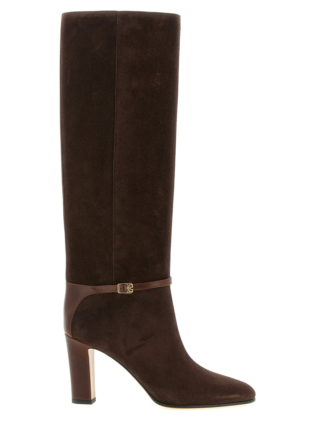 Valentino Garavani Brown Calfskin Over The Knee