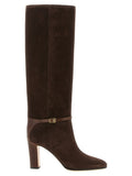 Valentino Garavani Brown Calfskin Over The Knee