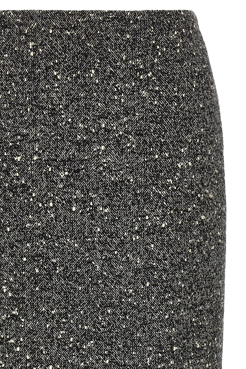 Valentino Garavani Bicolor Virgin Wool Midi Skirt