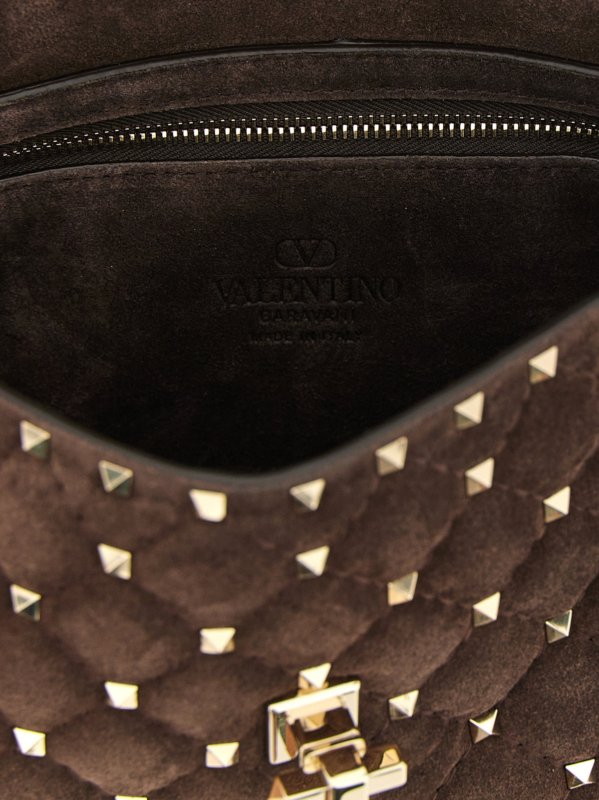 Valentino Garavani Brown Calfskin Crossbody Bag