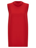 Valentino Garavani Red Silk Short Dress