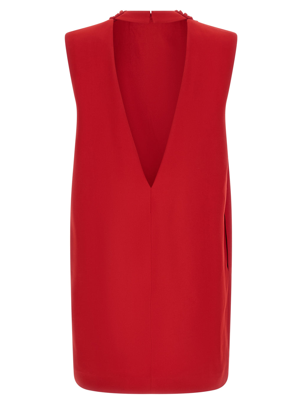 Valentino Garavani Red Silk Short Dress