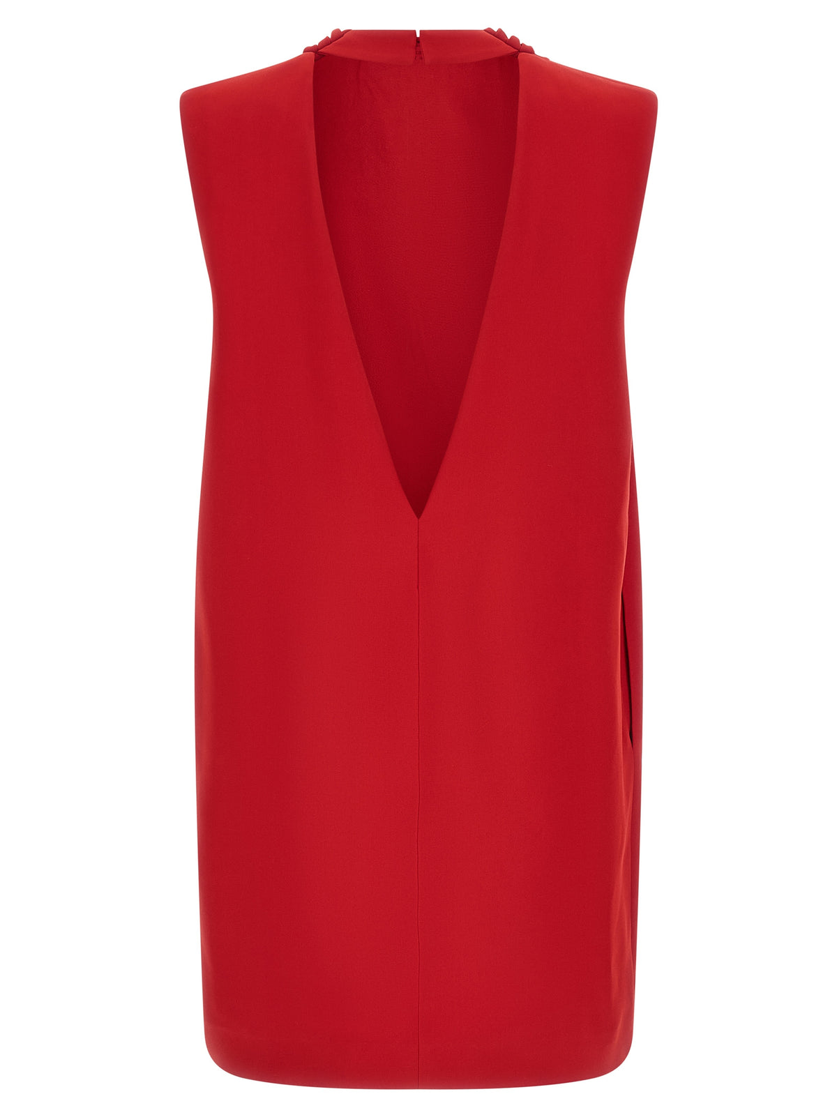 Valentino Garavani Red Silk Short Dress