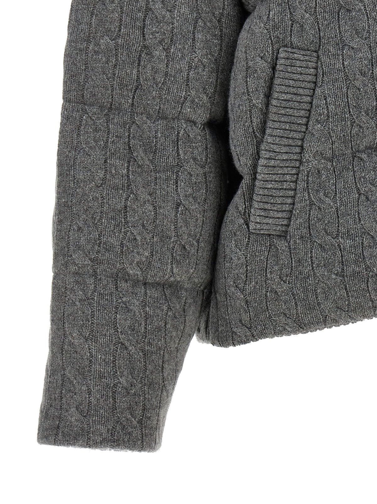 Polo Ralph Lauren Gray Wool Full-Length Jacket