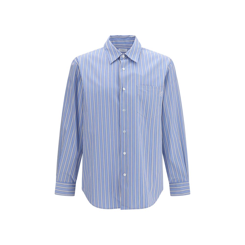Saint Laurent Blue Cotton Shirt