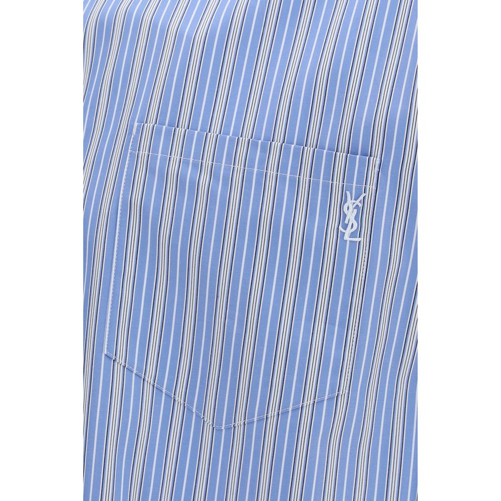 Saint Laurent Blue Cotton Shirt