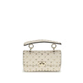 Valentino Garavani Beige Calf Leather Bos Taurus Handbag