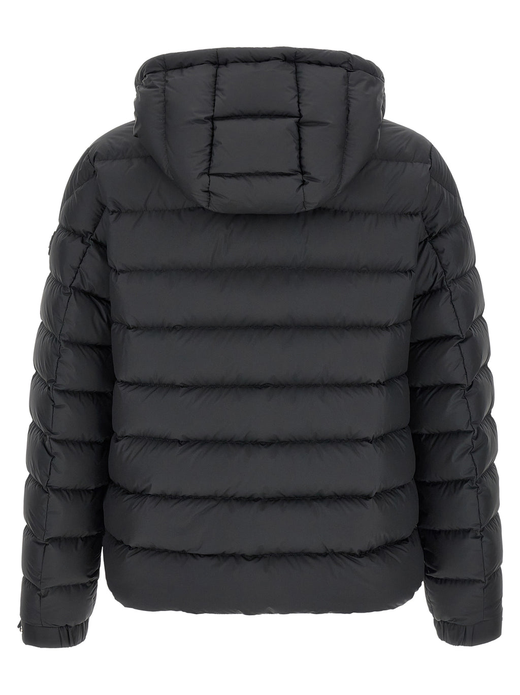 Moncler Black Polyester Full-Length Jacket