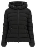 Moncler Black Polyester Full-Length Jacket