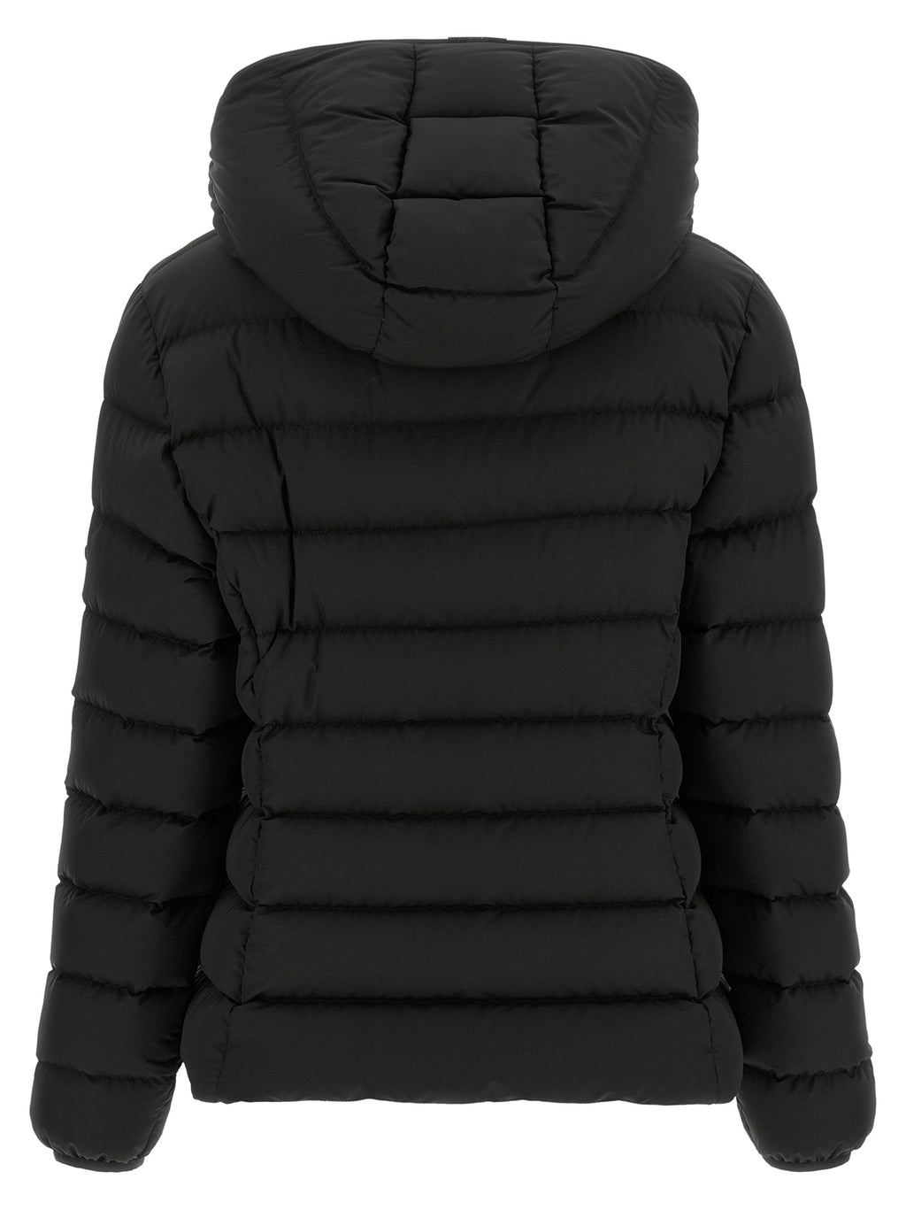 Moncler Black Polyester Full-Length Jacket