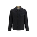 Burberry Black Wool Oves Aries Jacket