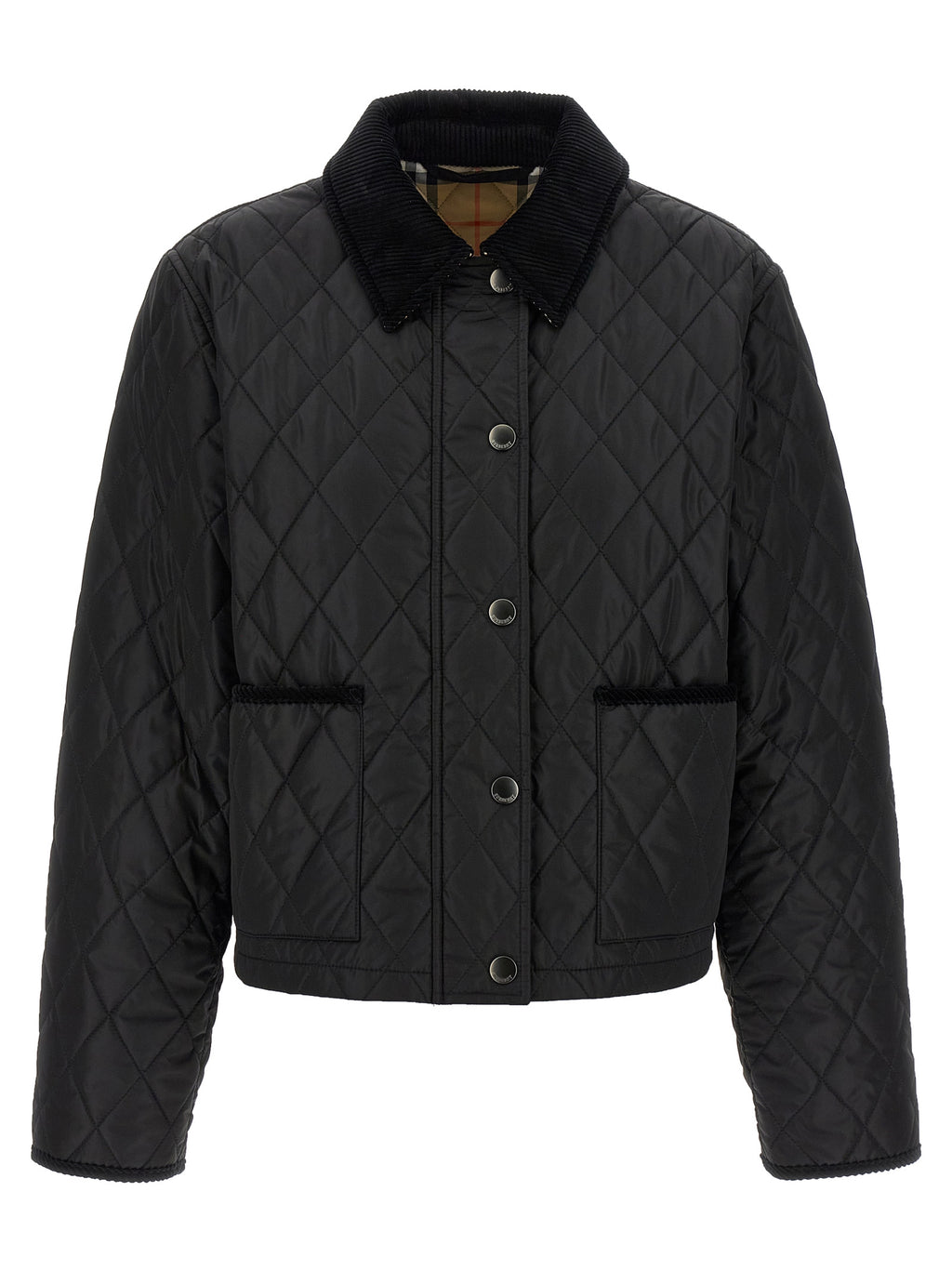 Burberry Black Polyamide Full-Length Jacket