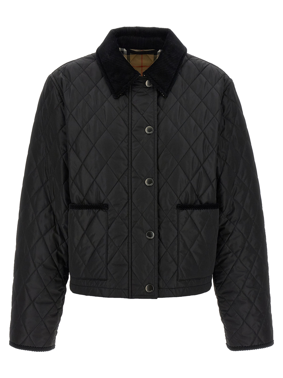 Burberry Black Polyamide Full-Length Jacket