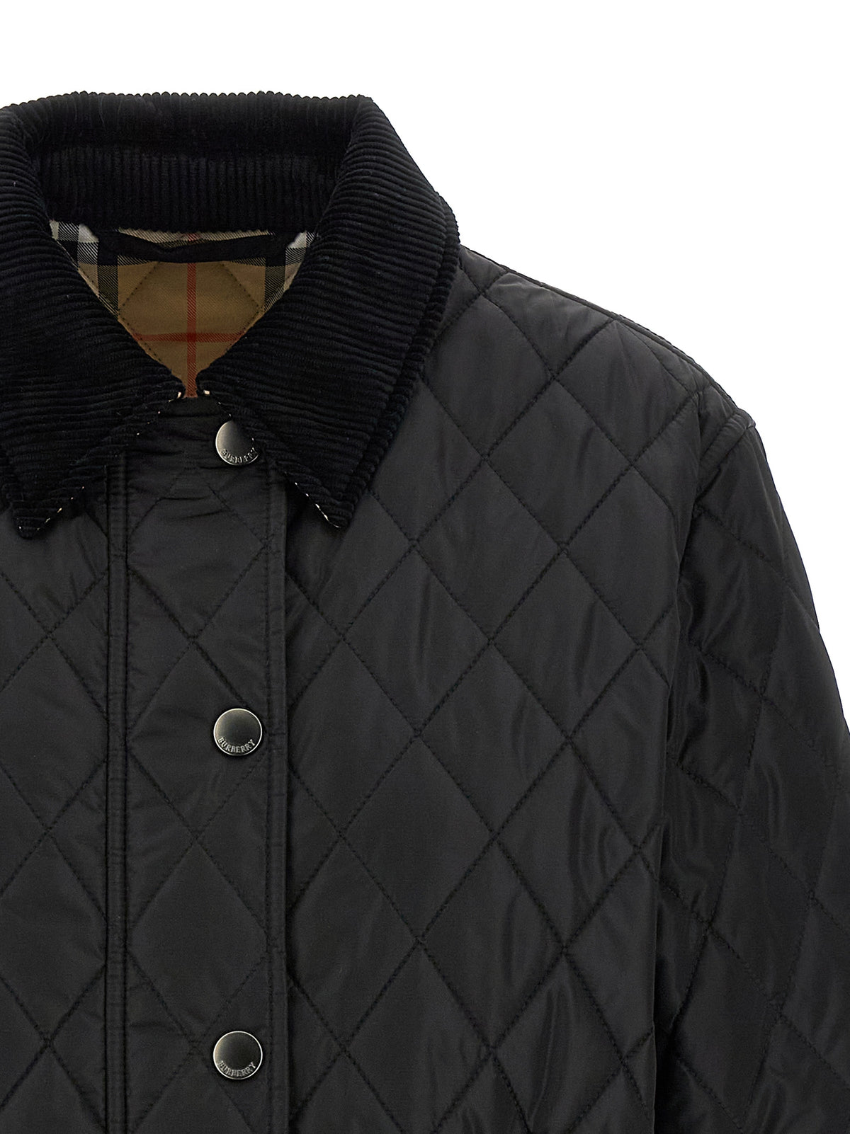Burberry Black Polyamide Full-Length Jacket