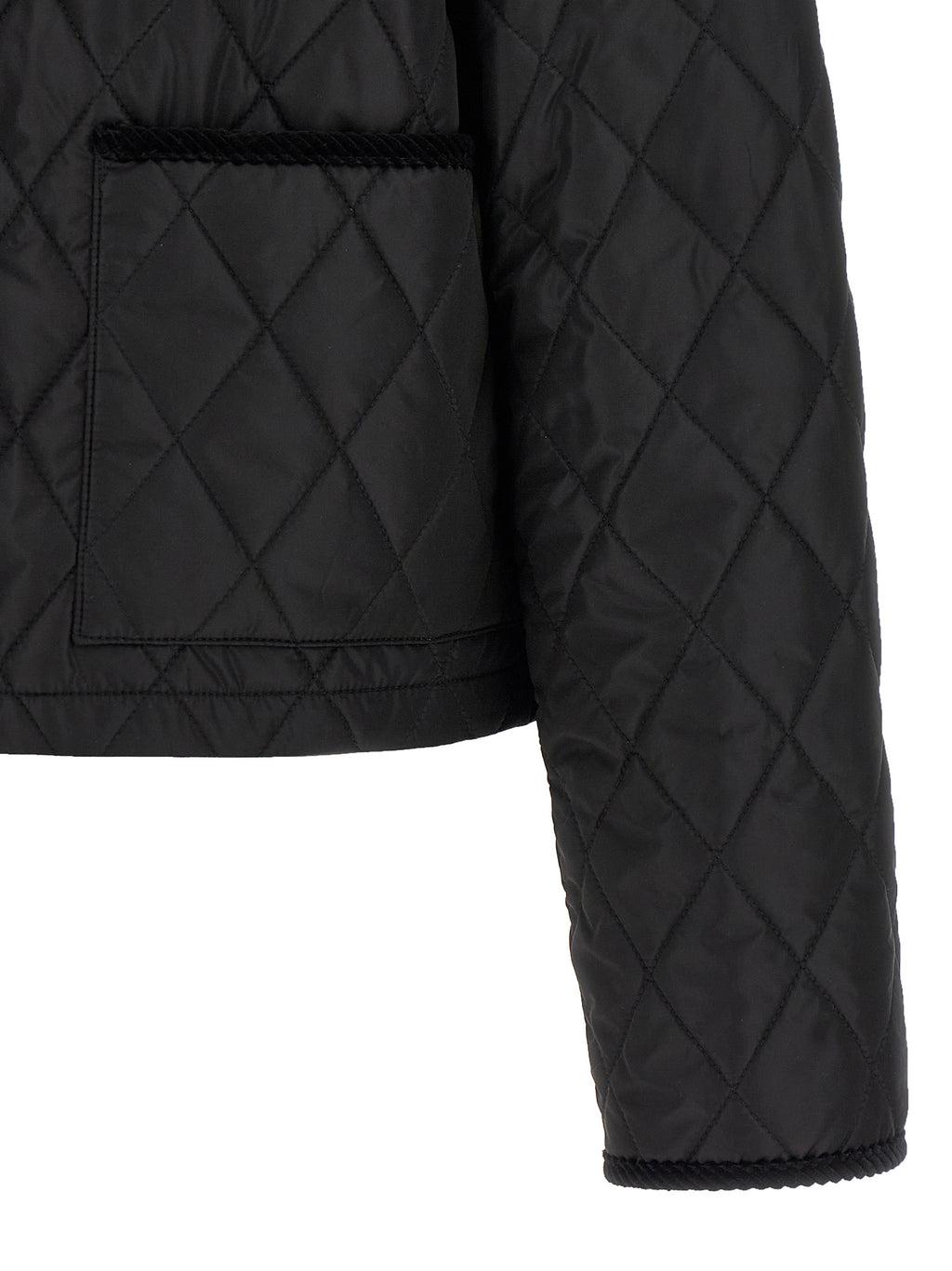 Burberry Black Polyamide Full-Length Jacket