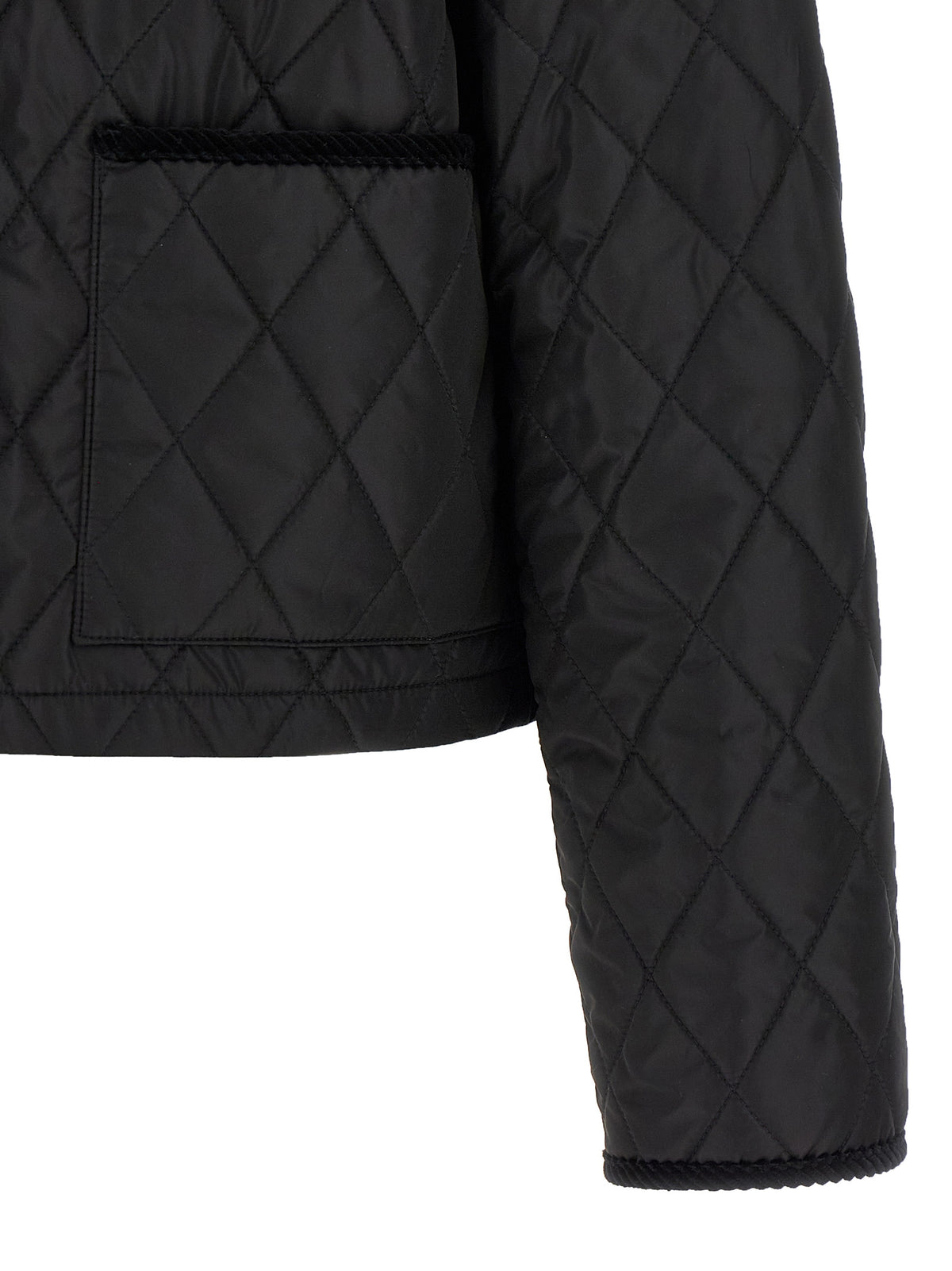 Burberry Black Polyamide Full-Length Jacket