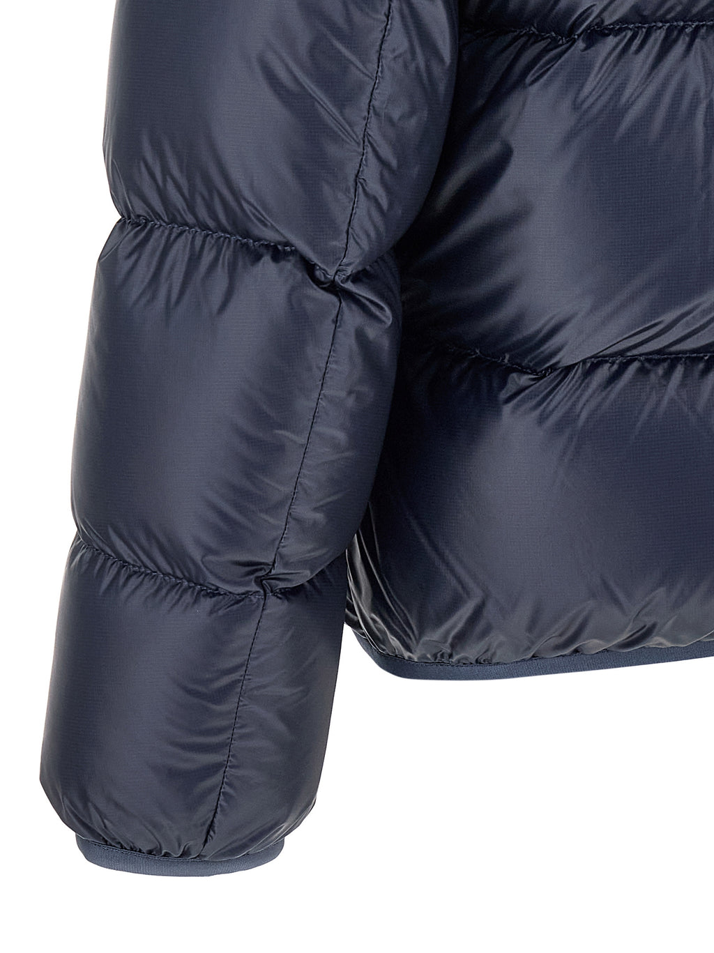 Moncler Blue Polyamide Full-Length Jacket