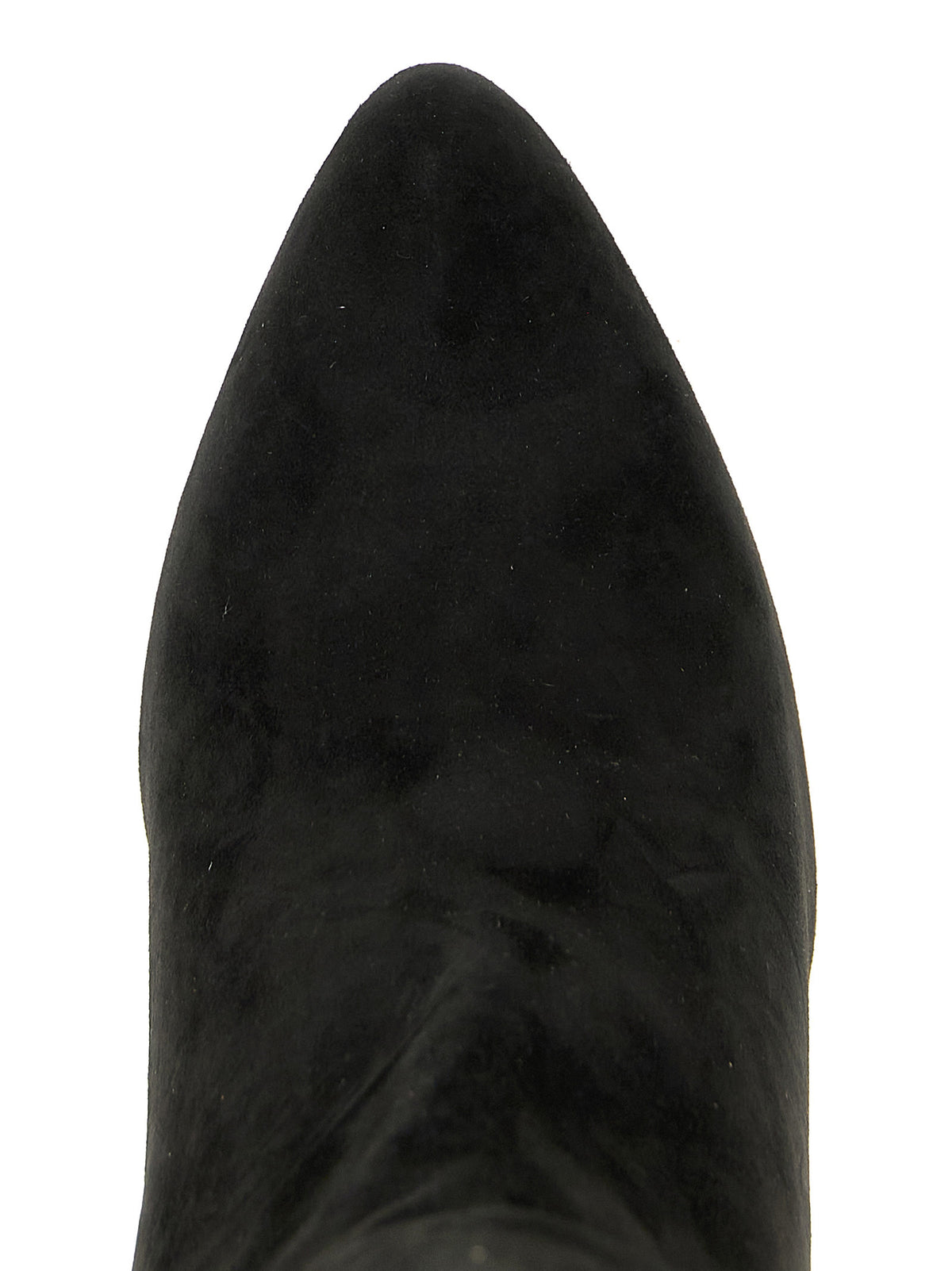 Christian Louboutin Black Calfskin Over The Knee