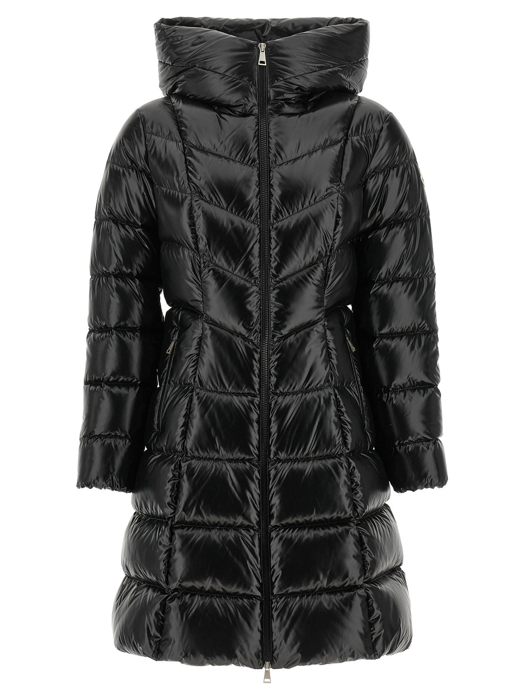 Moncler Black Polyamide Full-Length Jacket