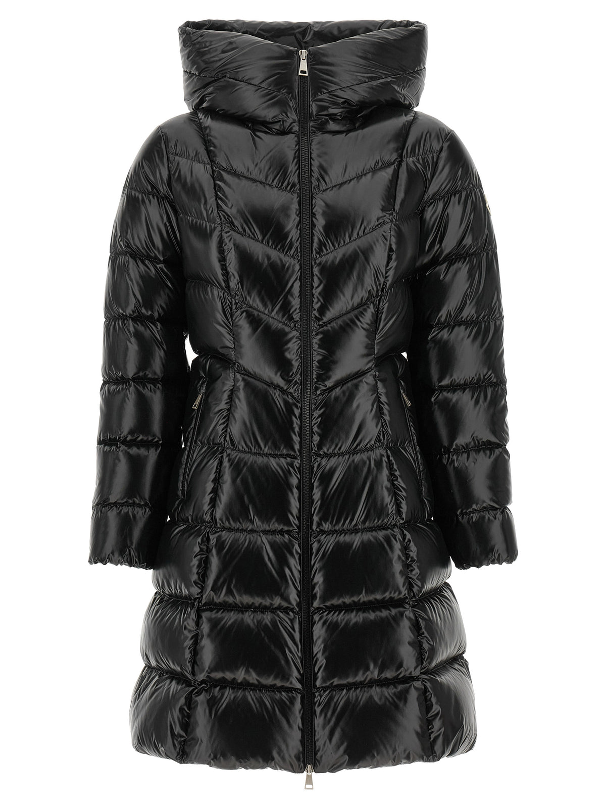 Moncler Black Polyamide Full-Length Jacket