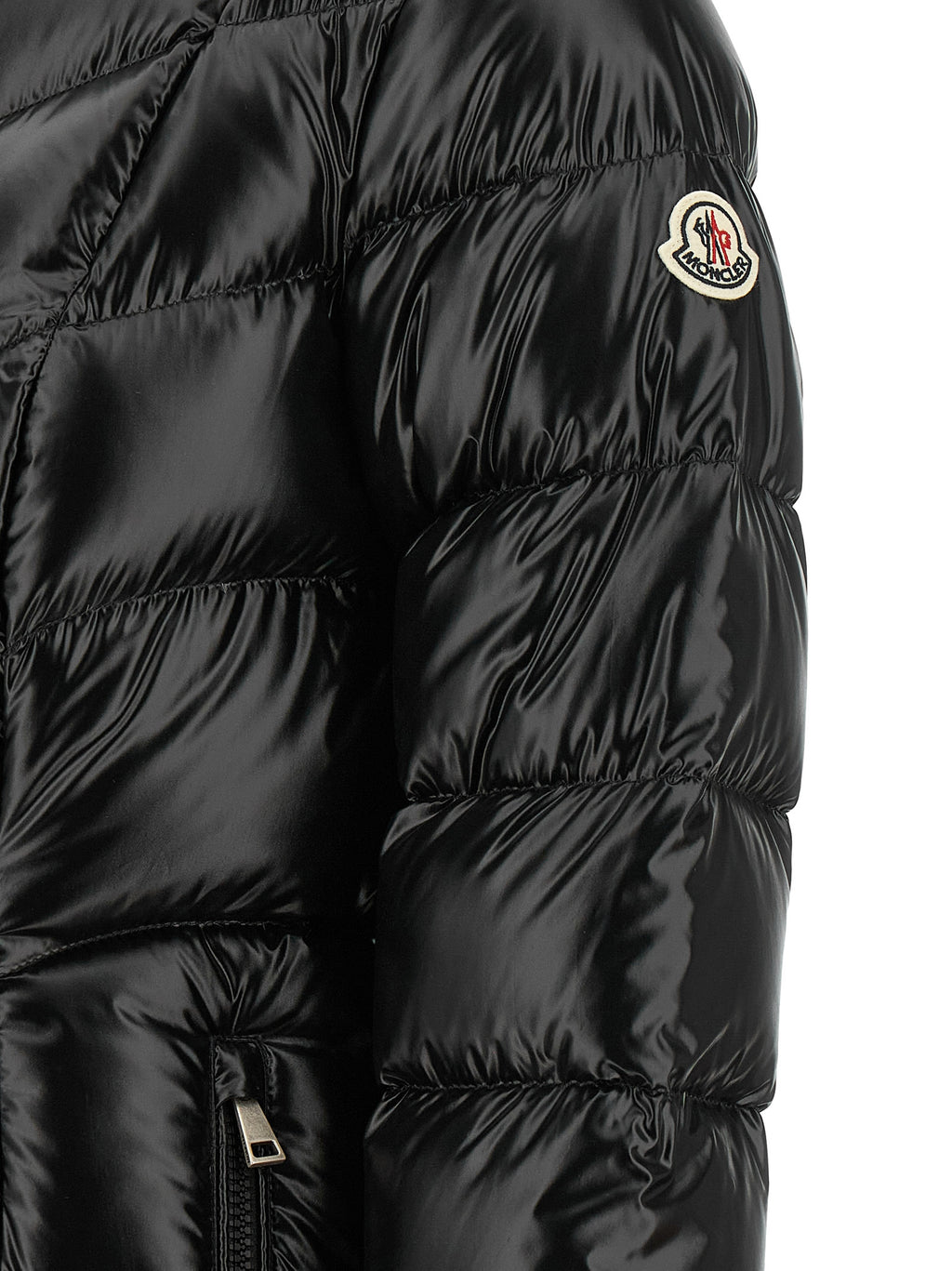 Moncler Black Polyamide Full-Length Jacket